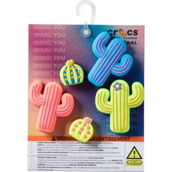 Crocs Jibbitz Cacti Light Up Shoe Charms 5-Pack image {3}