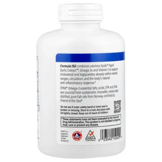 Kyolic Aged Garlic Extract&trade;, Cholesterol & Circulation Health, 180 Softgels image {2}