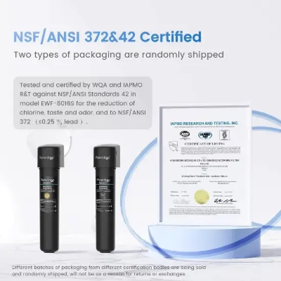 Waterdrop 15UB Under Sink Water Filter, Under Sink Water Filtration System for 2 Years image {2}