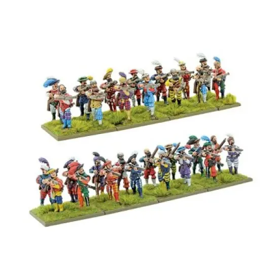 Landsknecht Missile Troops Miniatures Box Set image {1}