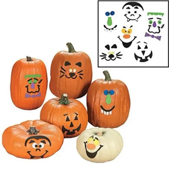 Foam Pumpkin Decorating 12 - Craft Kits - 12 Pieces image {2}