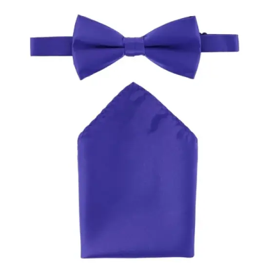 CTM Men's Classic Bow Tie and Pocket Square image {9}