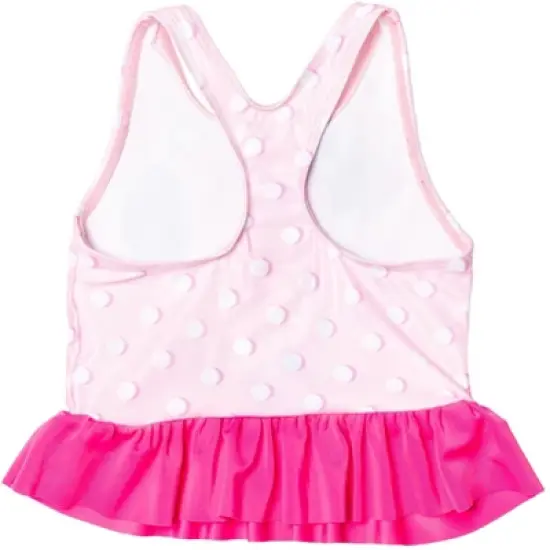 Disney Minnie Mouse Baby Girls Racerback Tankini Top and Bikini Bottom Swim Set Toddler image {2}