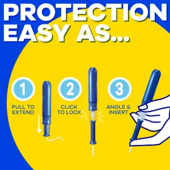 Tampax Compact Periods Tampon - Regular/Super/Super Plus - 30ct image {3}