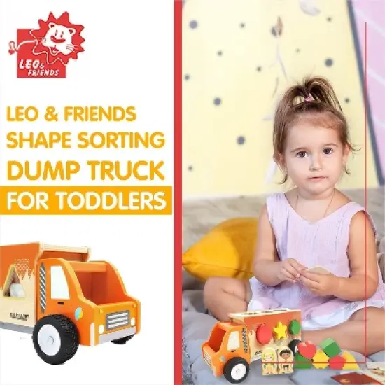 Leo & Friends Shape Sorting Dump Truck image {1}