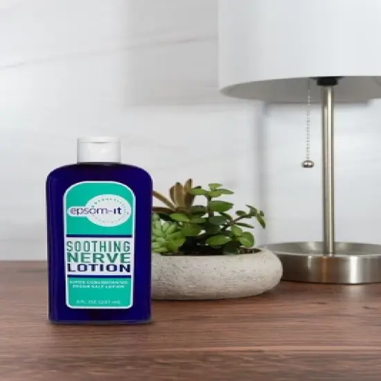 Epsom-It Soothing Nerve Lotion Bottle - 8 oz image {2}