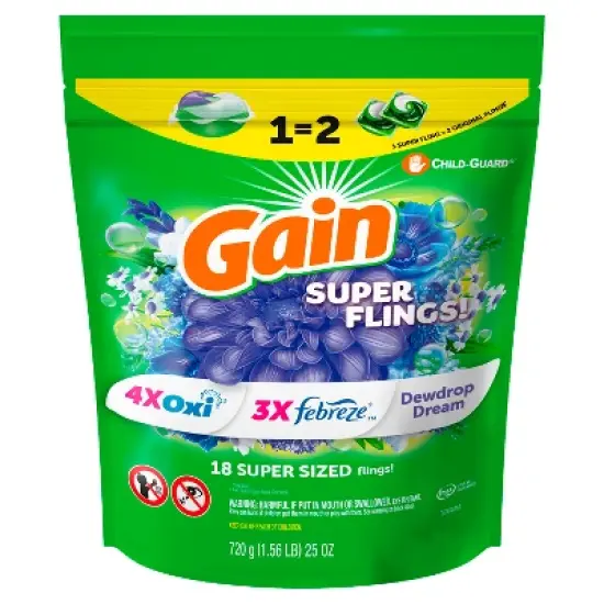 Gain Power Relax Laundry Detergent Pods - 18ct image {9}