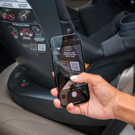 Chicco Fit360 ClearTex Rotating Convertible Car Seat - Obsidian image {7}