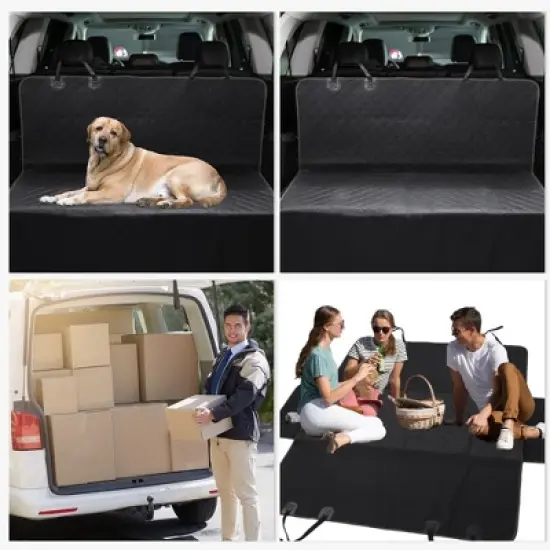 Unique Bargains Waterproof Dog Car Seat Cover for Back Seat 1 Pc image {5}