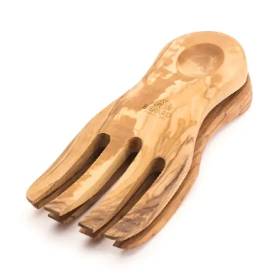 Berard Olive Wood Salad Serving Hands, 2 Piece Set image {1}