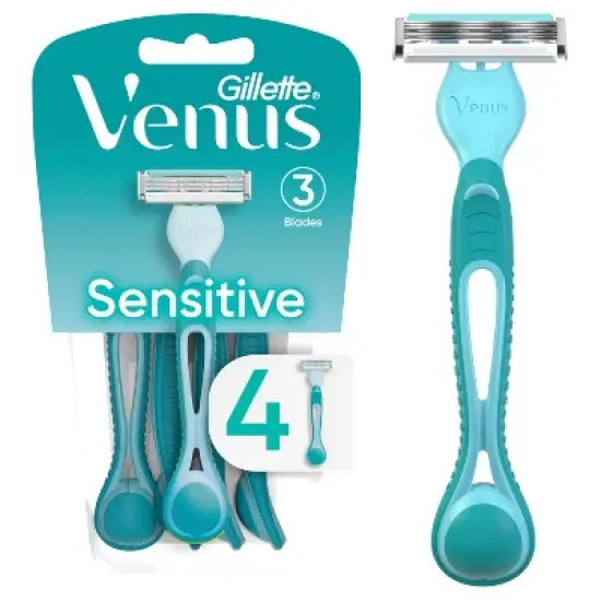 Venus Simply 3 Sensitive Women's Disposable Razors - 4ct image {8}