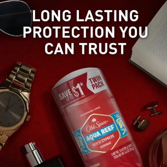 Old Spice Deodorant Aqua Reef Twin Pack - 3oz/2pk image {5}