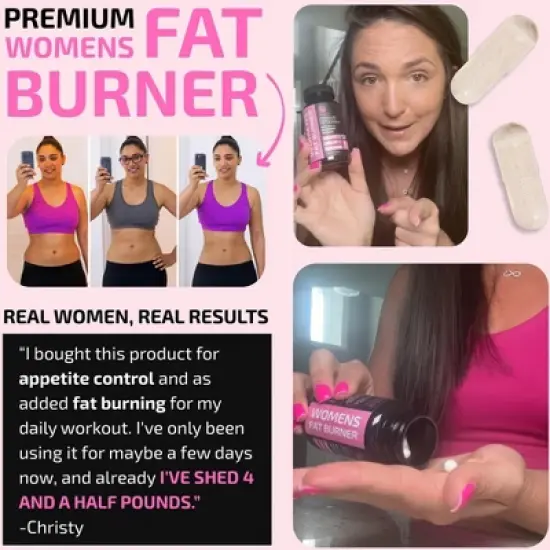 Vegan Women's Fat Burner Capsules, Nobi Nutrition, 60ct image {3}