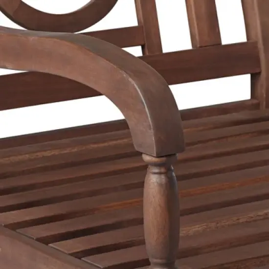 Teal Island Designs Napa Natural Dark Oil Acacia Modular 3-Seater image {3}