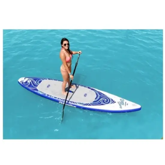 Swim Central Inflatable Bora Bora Stand-Up Paddleboard, 150-Inch image {4}