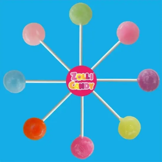 Zolli Ball Popz Sugar Free Candy Lollipops - 5.2oz image {3}