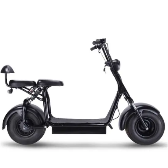 MotoTec Knockout 60v 1000w Electric Scooter Black image {2}
