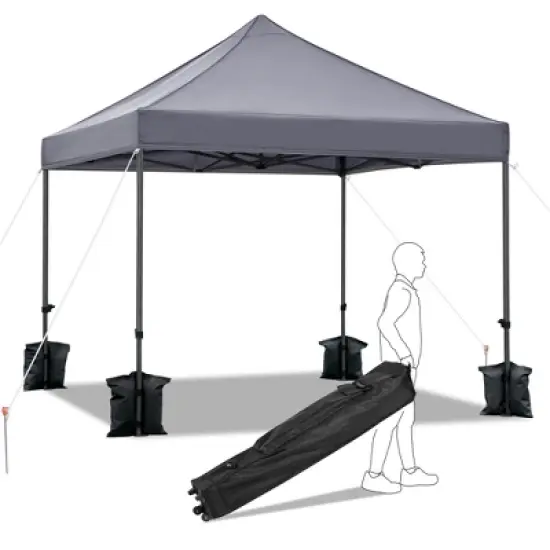 Yaheetech Pop-up Waterproof Canopy 10'x10' image {12}