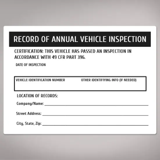 Avery Annual Vehicle Inspection Stickers, Waterproof, UV Resistant, Preprinted, Handwrite Only, 5" x 3.5", 100 Stickers image {6}