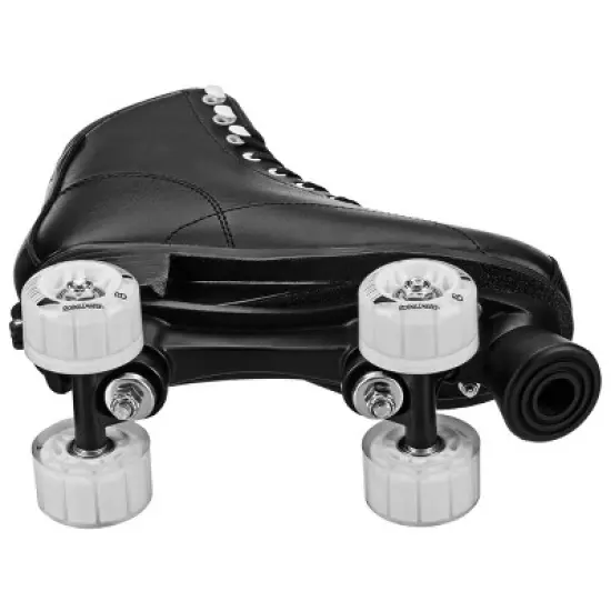 Roller Derby Youth Adjustable Roller Skates - Black 3-6: Lace-Up, Padded Boot Shaft image {2}