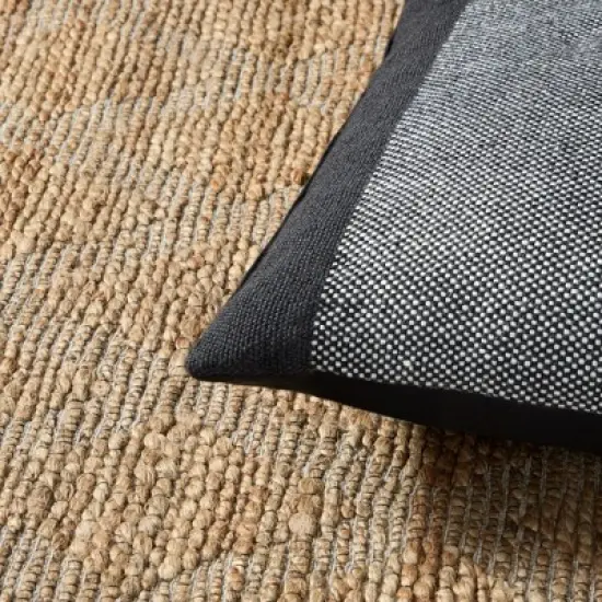 TOWN & COUNTRY TERRA Alara Solid Border Handcrafted Indoor Outdoor Decorative Pillow image {3}