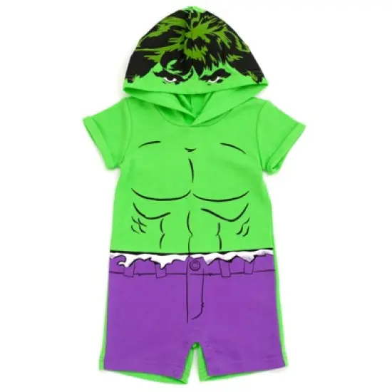 Marvel Avengers Spider-Man Captain America Hulk Baby Cosplay Romper Newborn to Infant image {10}