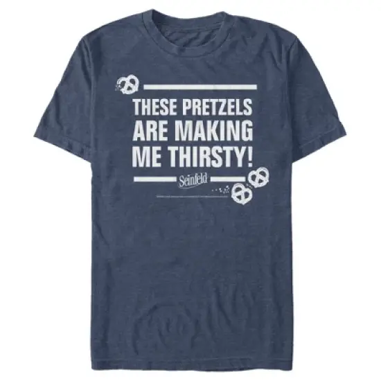 Men's Seinfeld These Pretzels are Making Me Thirsty T-Shirt image {3}