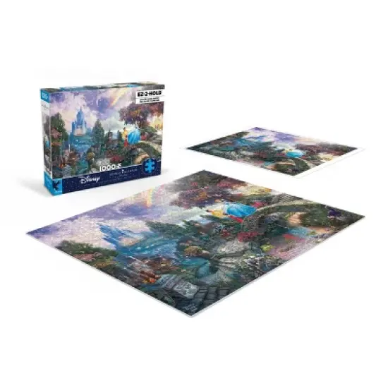 Ceaco Disney Thomas Kinkade: Cinderella Wished Upon a Dream Oversized Jigsaw Puzzle - 1000pc image {1}