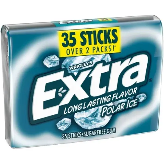 Extra Sugar-Free Polar Ice Mint Chewing Gum - 35ct image {1}