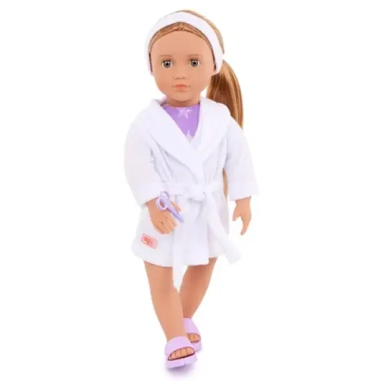 Our Generation Serafina Posable 18" Spa Doll & Storybook Set image {3}