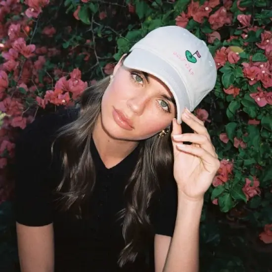 Golf Club Hat - Frasier Sterling Mint: Adjustable Cream Baseball Cap image {2}