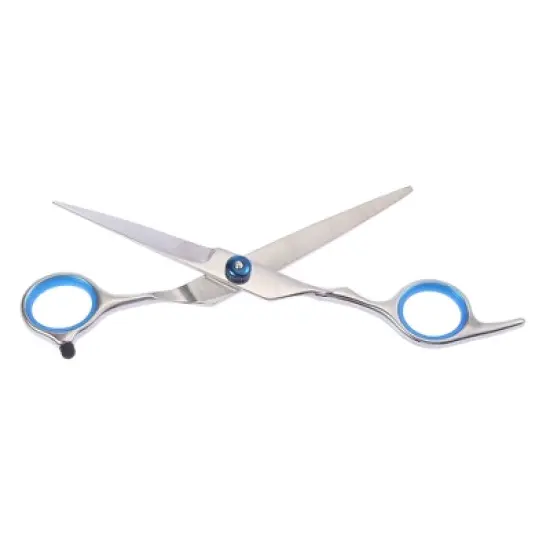 Unique Bargains Upgrade Straight Scissors for Long Short Thick Hard Soft Hair 6.69" 1 Pc image {3}