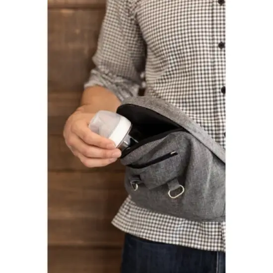 Moby 2-in-1 Baby Carrier + Hip Seat - Gray image {8}