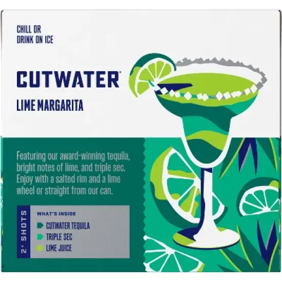 Cutwater Lime Tequila Margarita Cocktail - 4pk/355ml Cans image {8}