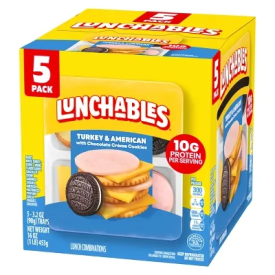 Oscar Mayer Turkey Lunchables 5pk - 16oz image {8}