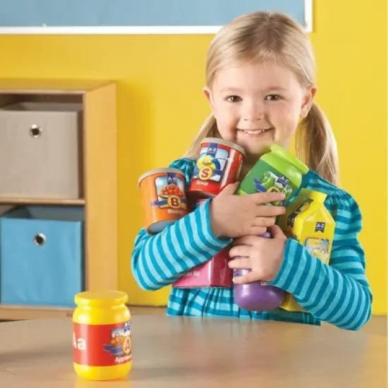 Learning Resources A-Z Alphabet Groceries Activity Set image {5}