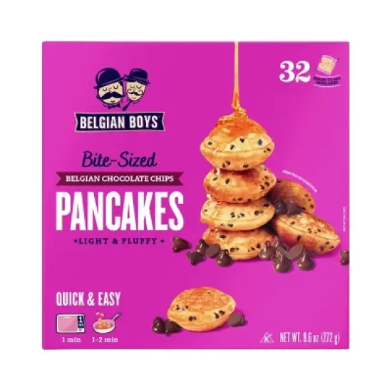 Belgian Boys Bite-sized Chocolate Chip Pancakes - 9.6oz image {8}