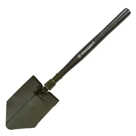 Stansport 25" GI Style Folding Shovel Olive Drab Green image {8}