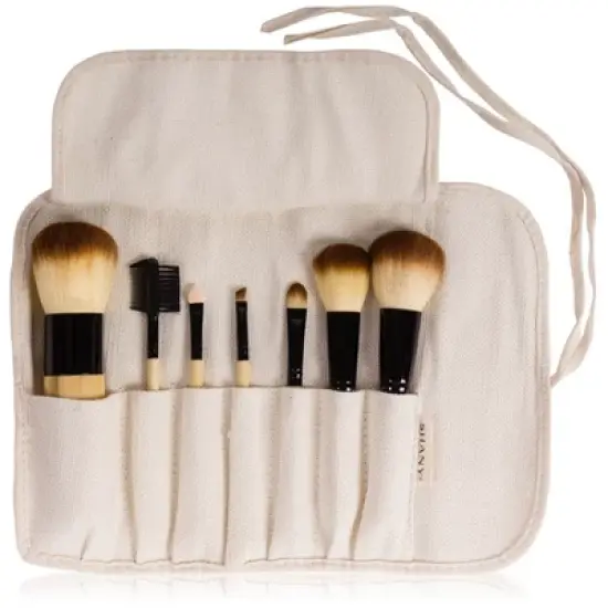 SHANY Bamboo Brush Set - Vegan Brushes  - 7 pieces image {2}