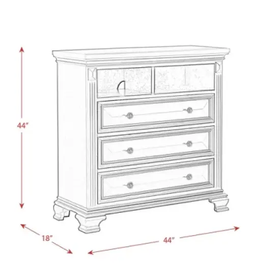 Trent Media Chest White - Picket House Furnishings image {10}