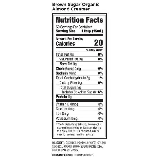 Califia Farms Organic Almond Coffee Creamer image {1}