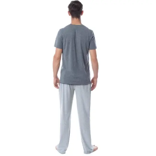 DC Comics Mens' Batman Always Be Funny Character Sleep Pajama Set Multicolored image {1}