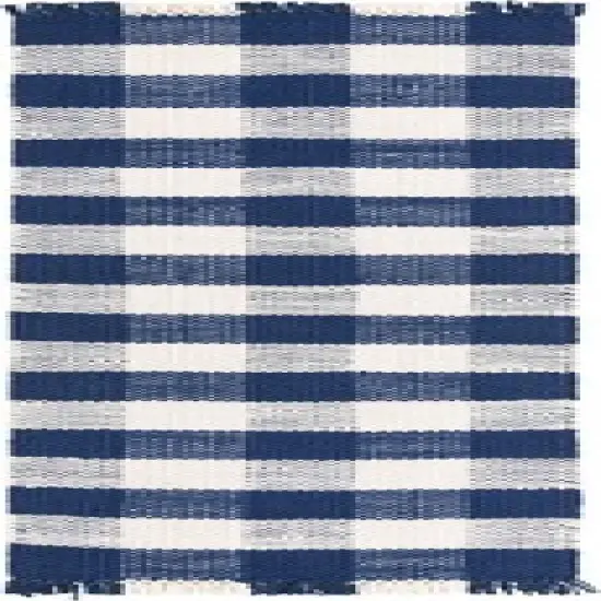 Unique Loom Eco Plaid Indoor Outdoor Washable Area Rug image {1}
