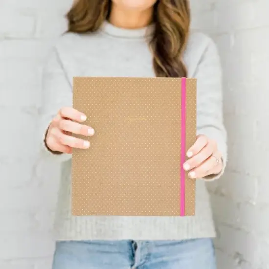 2022-23 Academic Planner Weekly/Monthly White Pindot on Kraft - Sugar Paper Essentials image {6}