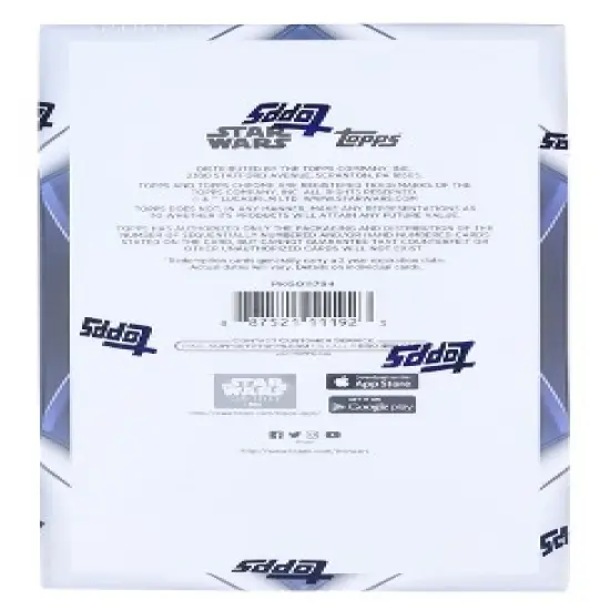 Topps 2022 Star Wars The Mandalorian Hobby Box | Chrome Beskar Edition image {2}