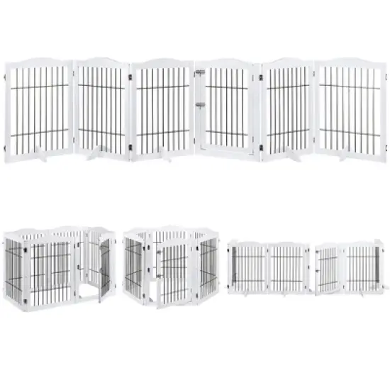 unipaws 132'' Extra Wide Pet Gate image {7}
