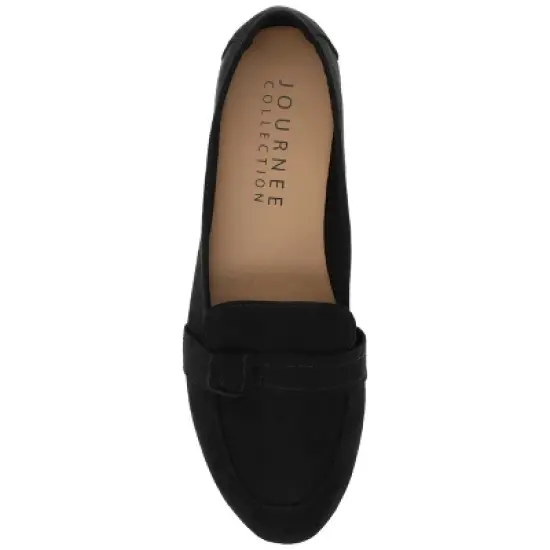 Journee Collection Womens Marci Slip On Round Toe Loafer Flats image {3}