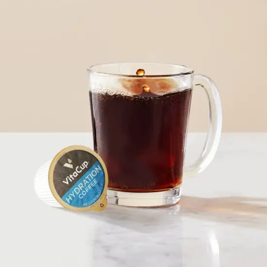 VitaCup Hydration Coffee Pods w/ Electrolytes & Magnesium Medium Roast Coffee - 36ct image {4}