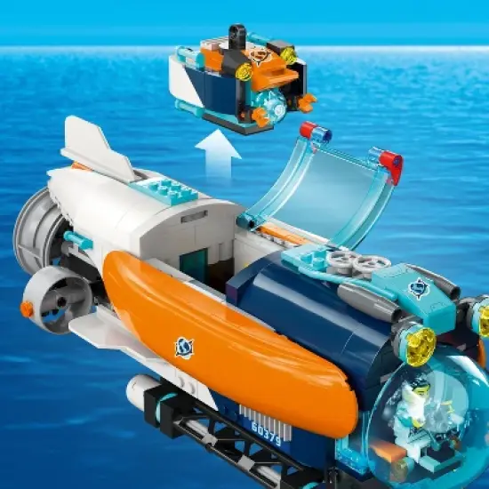 LEGO City Deep-Sea Explorer Submarine Multi-Feature Building Toy Set 60379 image {3}