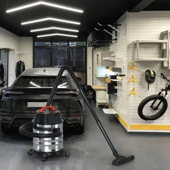 Topteng 5 Gallon Steel Stainless Wet/Dry Canister Vac Shop Vacuum Cleaner 1800W image {10}